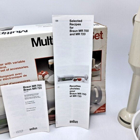 Braun Multipractic Set - MR700 - Type 4181 - Variable Speed- Complete Set - Picture 7 of 16